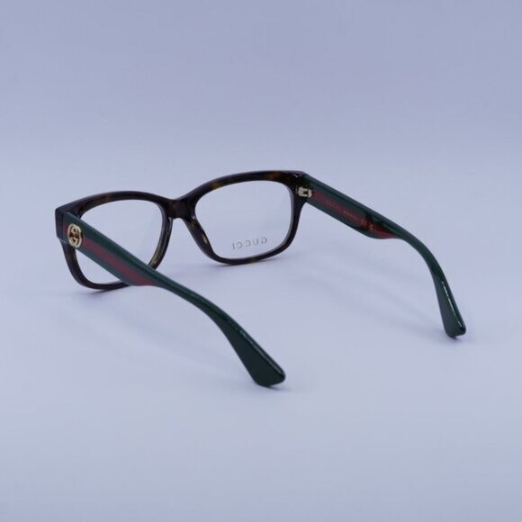 Gucci GG0278O 012 Eyeglasses Havana 55mm Rectangle Frame - Picture 6 of 11